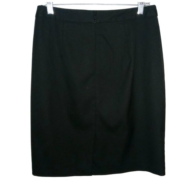 Banana Republic Womens Skirt Size 6 Dark Academia Corporate Professional Black - Picture 2 of 6